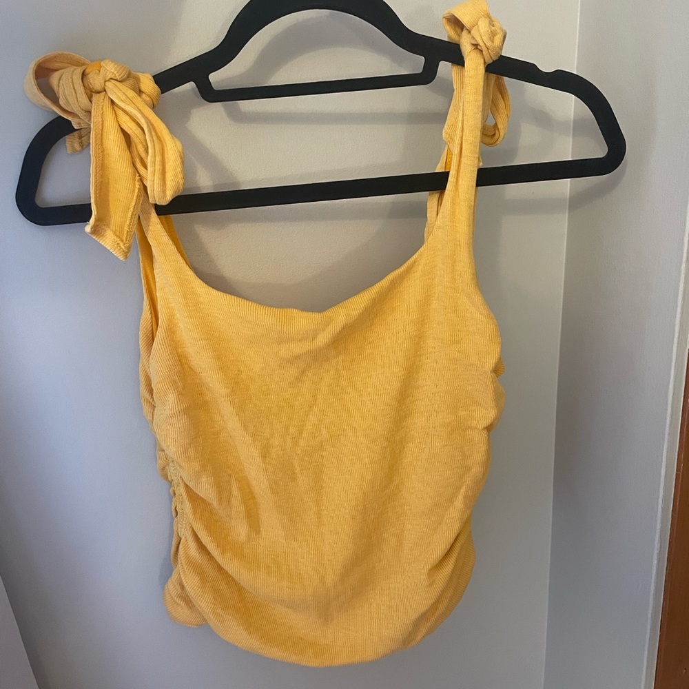 Free People Boulevard Cropped Tank Top